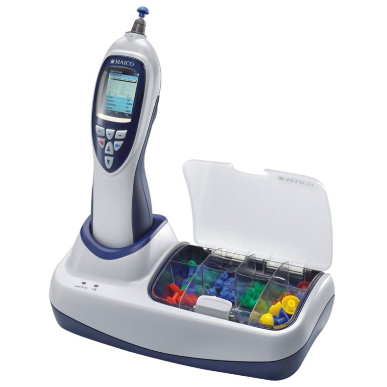 Tympanometer, EasyTymp, 300x80x70mm, inkl. ladestander og opbevaringsrum for �reoliven *Denne vare tages ikke retur*