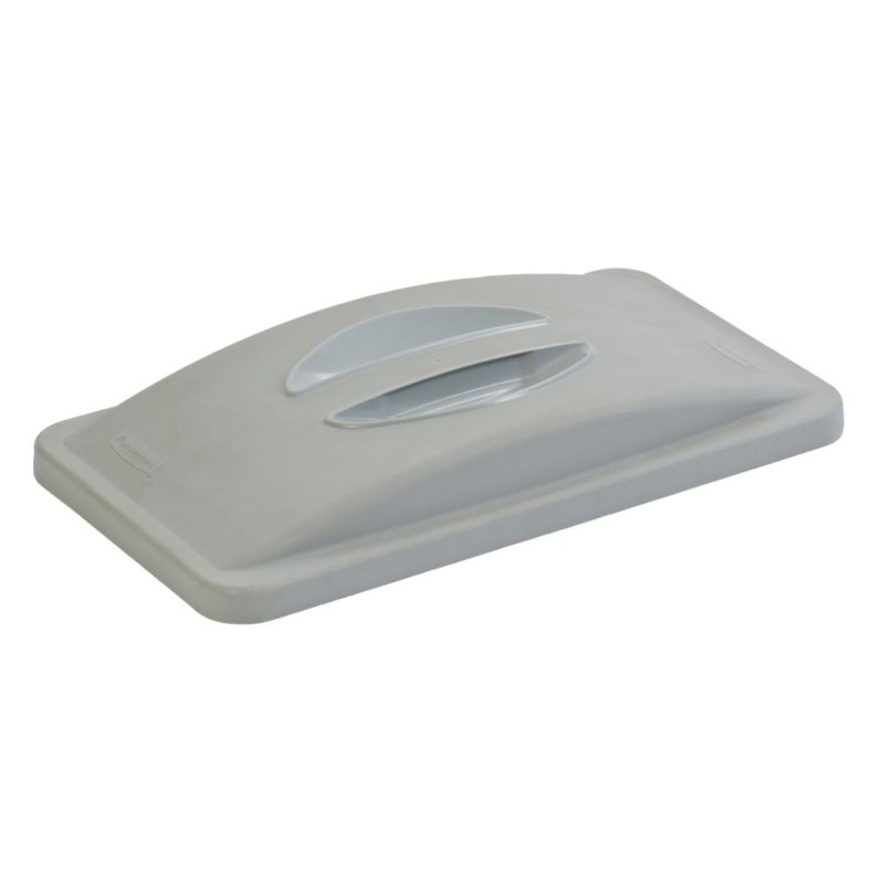 L�g, Rubbermaid Slim Jim, gr�, PE, lukket, til kildesortering *Denne vare tages ikke retur*