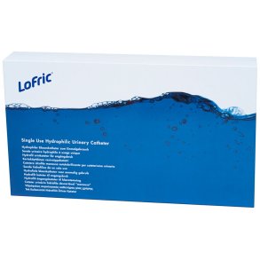 Engangskateter, LoFric Classic, nelaton, CH 12, 15cm, coated, female steril *Denne vare tages ikke retur*