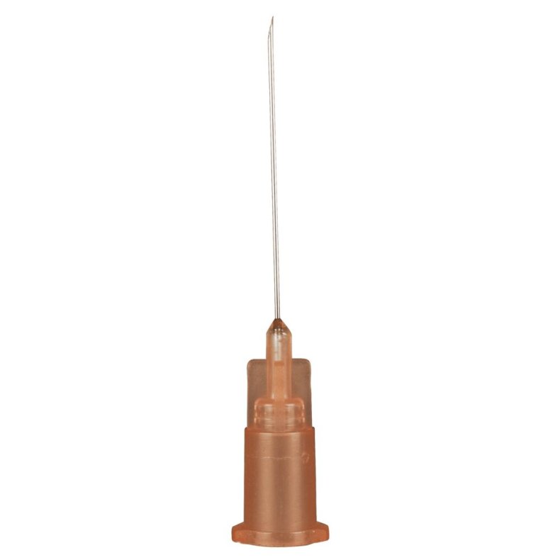 Kanyle, Sterican, brun, 26G, 1", 0,45x25mm, langt slib, steril *Denne vare tages ikke retur*