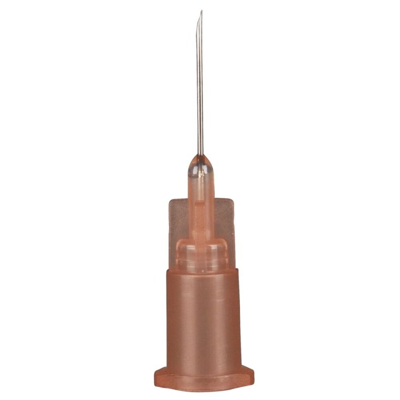 Kanyle, Sterican, brun, 26G, �", 0,45x12mm, langt slib, steril *Denne vare tages ikke retur*