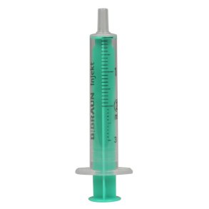 Spr�jte, Injekt, 2 ml, transparent, luer, centreret, 2 komponent, steril *Denne vare tages ikke retur*