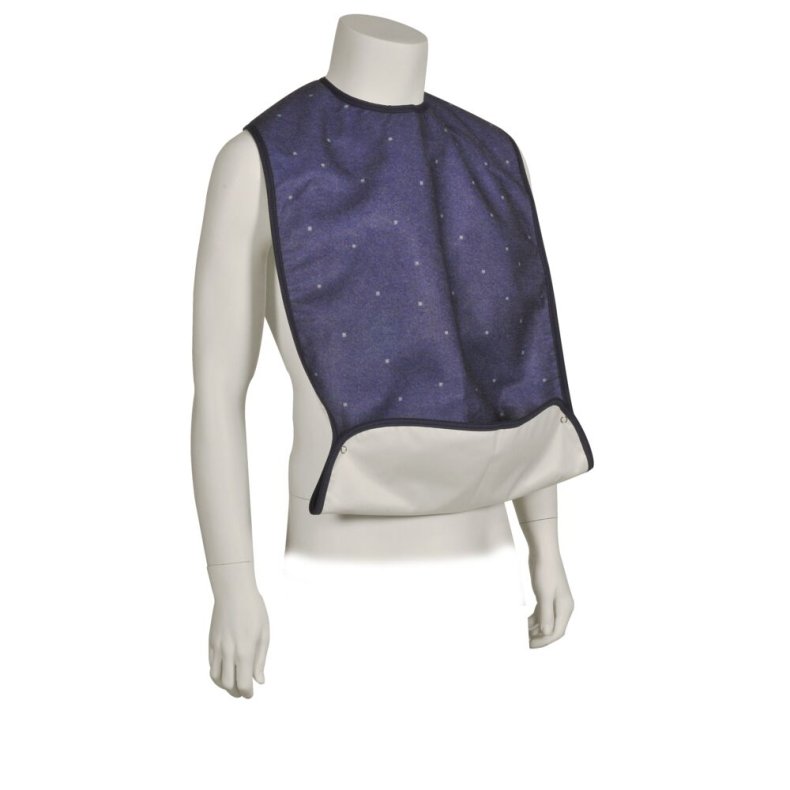 Spisestykke, flergangs, ABENA Classic, 90x45cm, bl�, metal/polyester/PVC/rayon, flergangs