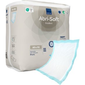 Underlag, ABENA Abri-Soft Excellent, 90x60cm