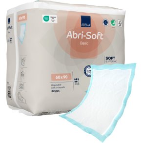 Underlag, ABENA Abri-Soft Basic, 90x60cm