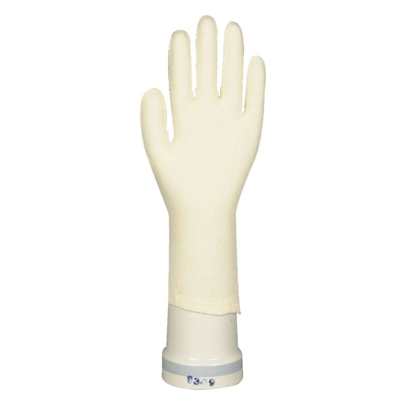 Tekstil handske, ABENA, 10, nature, bomuld/polyester, interlock