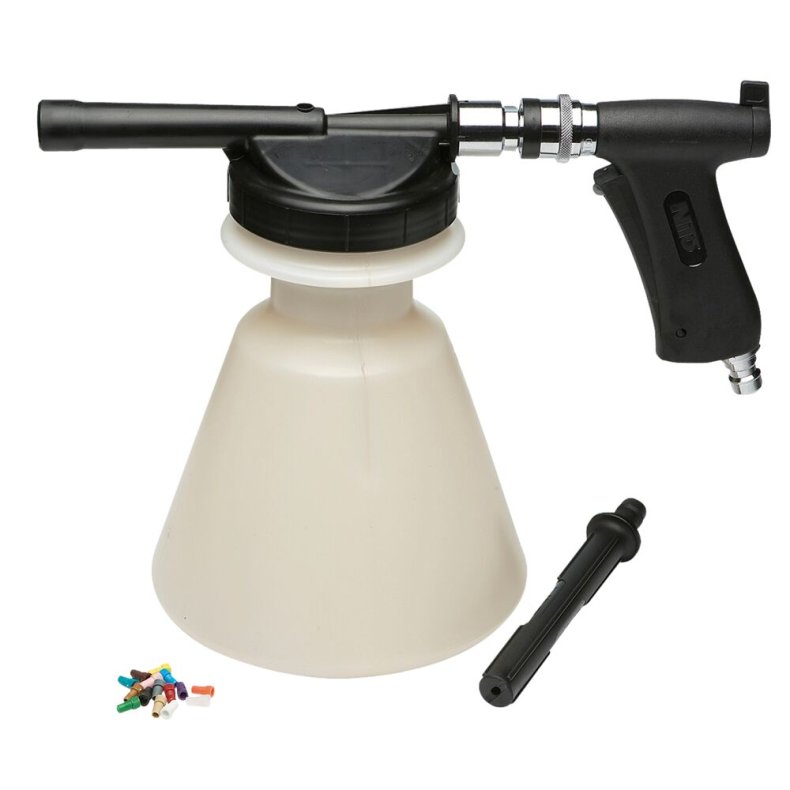 Skumspr�jte, Nito, 2,5 l, hvid, inkl. pistol, str�ler�r og dyser