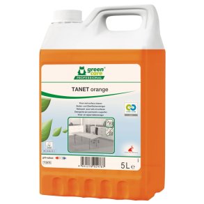 Gulvreng�ring, Green Care Professional TANET Orange, 5 l, uden voks, med farve og parfume
