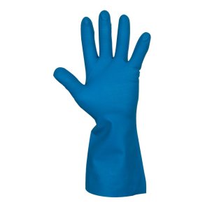 Nitrilhandske, DPL Interface Plus, 11, bl�, nitril, indvendig velourisering