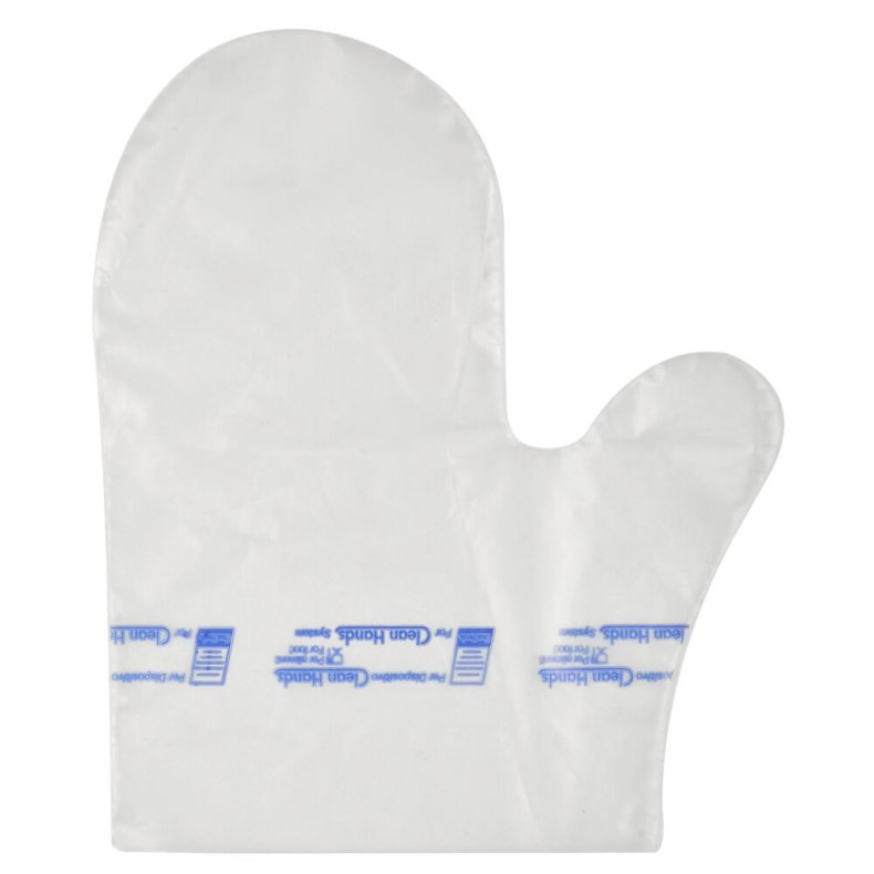 Handske, Clean hands, One size, klar, LDPE, til rene h�nder kit/s�t