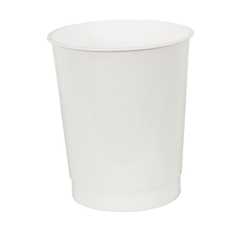 Spyttekrus, �7cm, 225 ml, hvid, PP