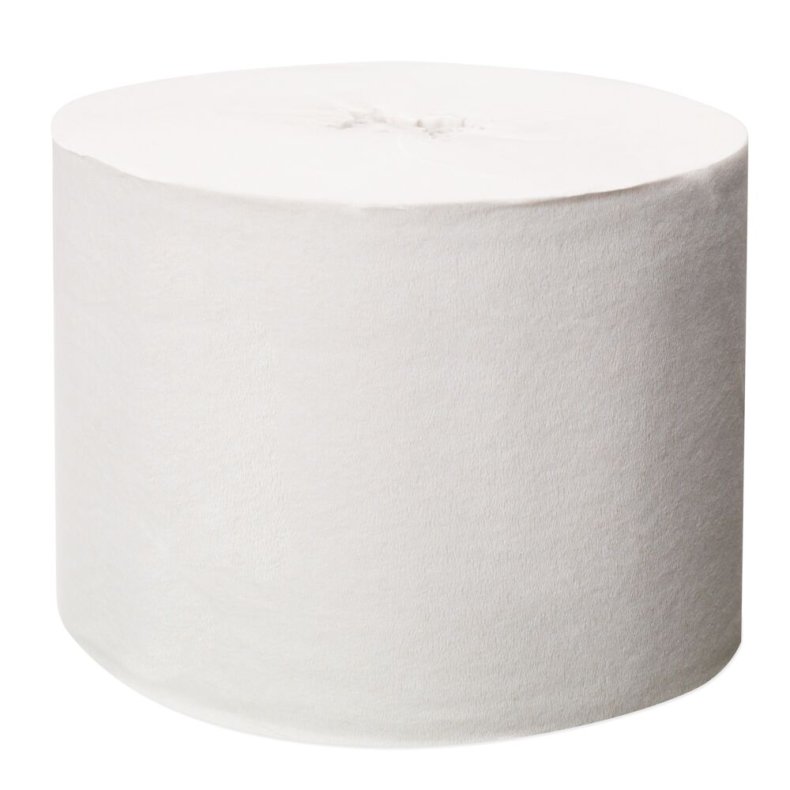 Toiletpapir, Tork T7 Advanced, 2-lags, 103,5m x 9,3cm, �13cm, hvid, genanvendt papir, uden hylse