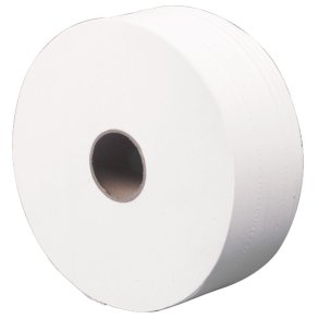 Jumborulle, ABENA Care-Ness Excellent, 2-lags, Midi, 380m x 9cm, �26cm, hvid, nyfiber