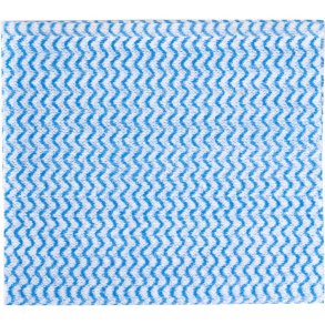 Reng�ringsklud, 50x35cm, flerfarvet, cellulose/polyester, bl�, engangs