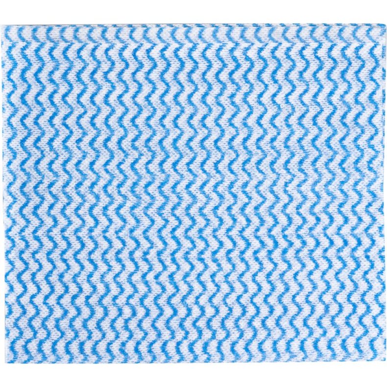 Reng�ringsklud, 50x35cm, flerfarvet, cellulose/polyester, bl�, engangs