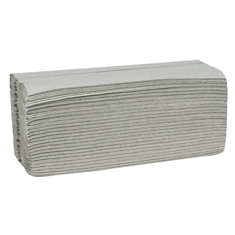 H�ndkl�deark, ABENA Care-Ness Basic, 1-lags, C-fold, 33x24,5cm, 11,5 cm, ubleget, genanvendt papir