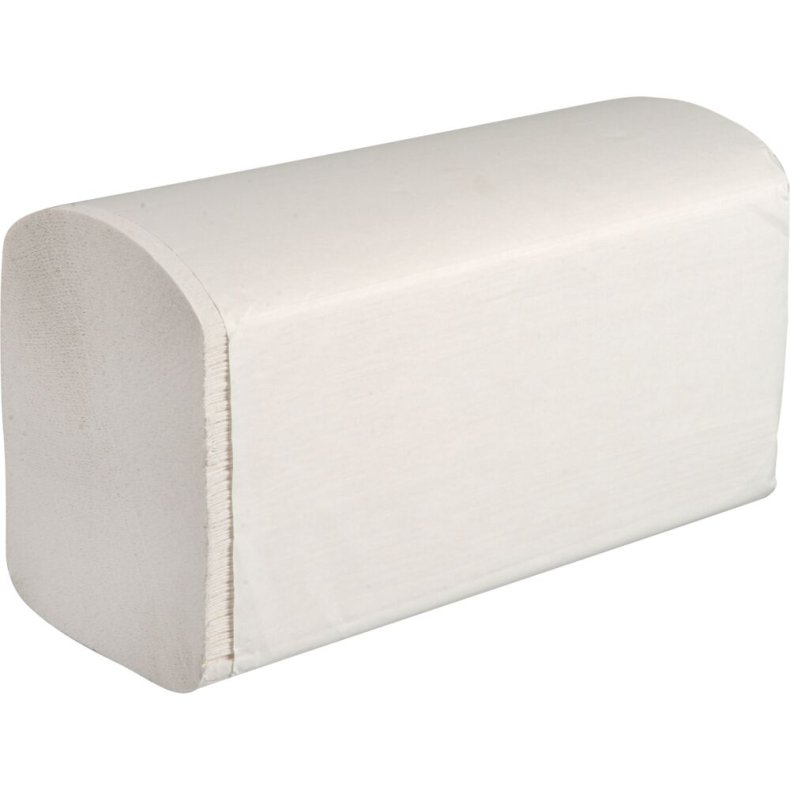 H�ndkl�deark, ABENA Care-Ness Excellent, 2-lags, Z-fold, 32x22cm, 10,5 cm, hvid, nyfiber