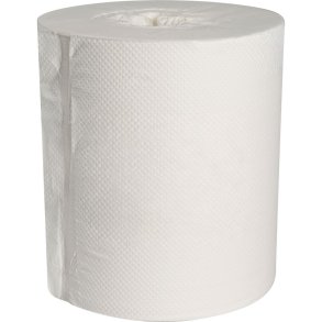 H�ndkl�derulle, ABENA Care-Ness Excellent, 2-lags, Midi, 153m x 19,6cm, �19,5cm, hvid, nyfiber, uden hylse