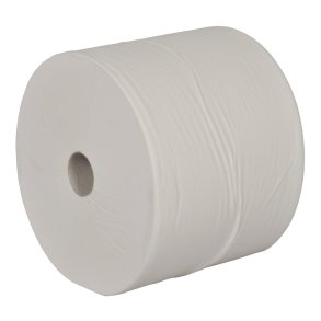 V�rkstedsrulle, neutral, 1-lags, 950m x 24cm, �30cm, hvid, nyfiber