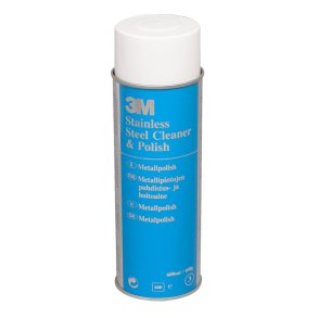 St�lpleje, 3M Stainless Steel Cleaner & Polish, 600 ml, klar-til-brug, oliebaseret, uden farve og parfume