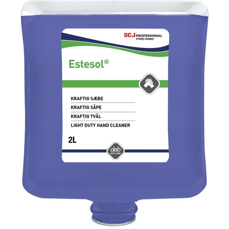 Cremes�be, SC Johnson Estesol, 2000 ml, med farve og parfume, uden silikone