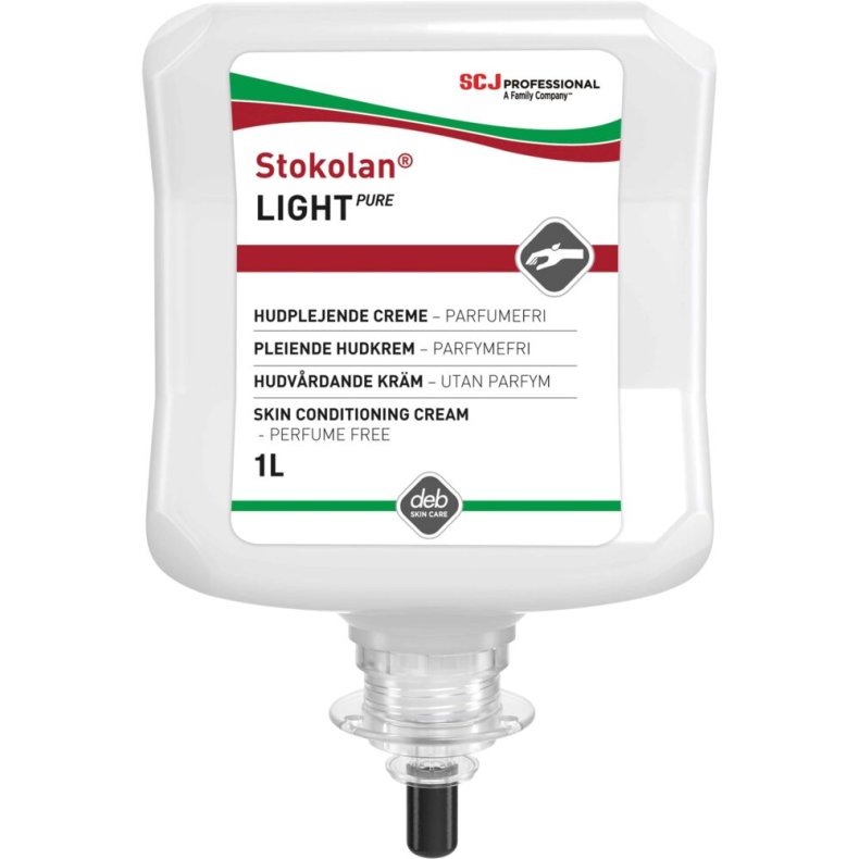 Hudcreme, SCJ Professional, 1000 ml, uden farve og parfume