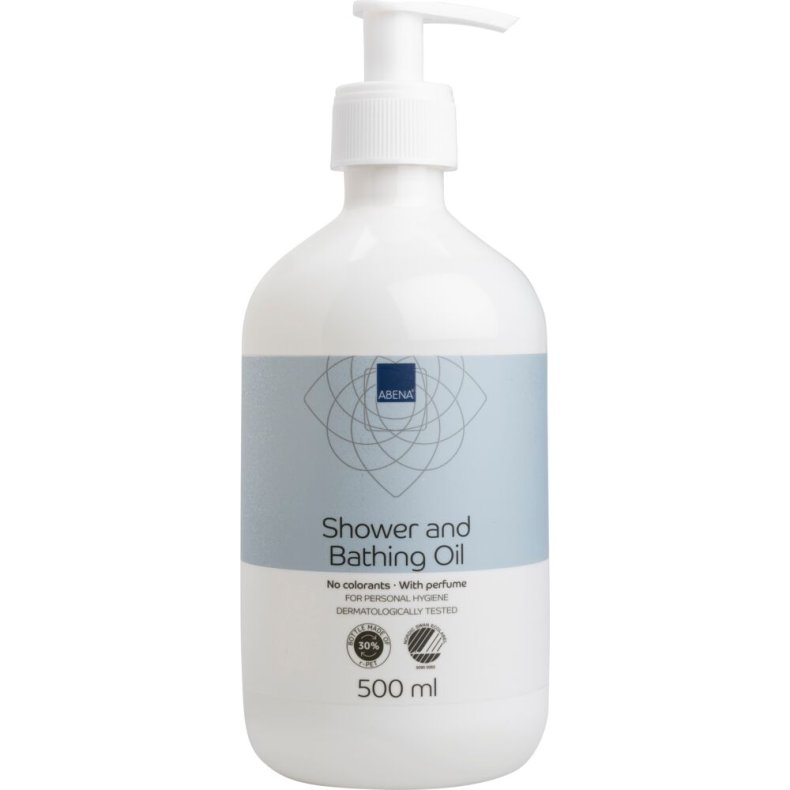 Shower og bade olie, ABENA, 500 ml, med parfume