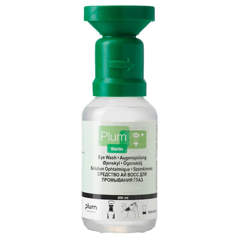 S�r- og �jenskyl, Plum, �5,5cm, 200 ml, gr�n, steril *Denne vare tages ikke retur*