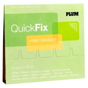 H�fteplaster, QuickFix, 7,2x2,5cm, beige, � 45 stk. plaster, vandfast, usteril