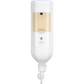 Hud- og H�ndcreme, ABENA, 1000 ml, uden farve og parfume, 25% fedt