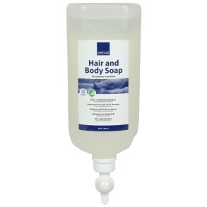 H�r- og Bodyshampoo, ABENA, 1000 ml, uden farve og parfume
