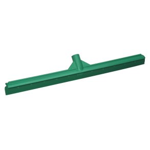 Gulvskraber, Vikan, 60x8x9,5cm, gr�n, TPE gummi/PP, 60 cm, med enkeltblad, ultra hygiejnisk