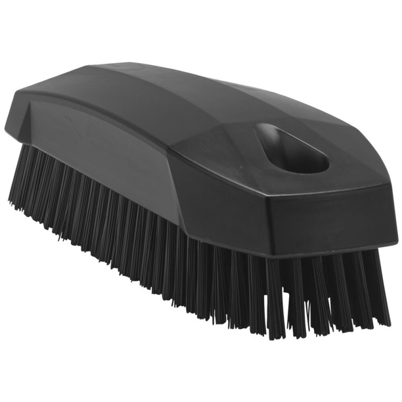Negleb�rste, Vikan, 13x5x4cm, sort, stive b�rsteh�r *Denne vare tages ikke retur*