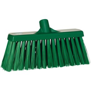 Fejekost, Vikan, gr�n, polyester/PP/rustfrit st�l, 33 cm, meget stiv *Denne vare tages ikke retur*