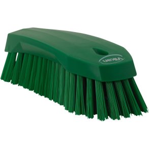 K�rneb�rste, Vikan, 20x7x6cm, gr�n, polyester/PP/rustfrit st�l, 20 cm, stiv *Denne vare tages ikke retur*