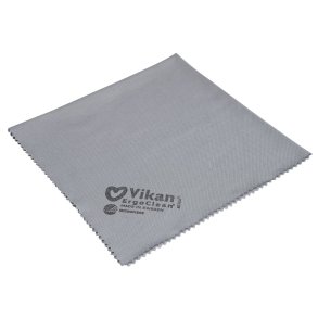 Glasklud, Vikan, 40x40cm, gr�, mikrofiber