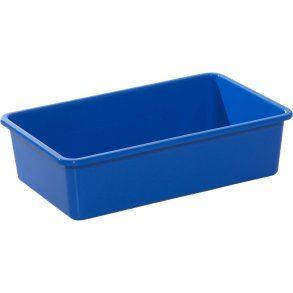 Plastbakke, Tina Trolleys, 450x260x110mm, bl�, plast/PP, til opbevaring