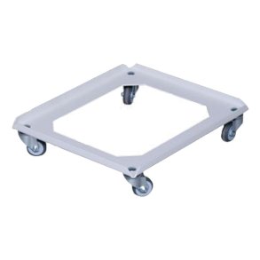 Vogn, Tina Trolleys, 438x371x92mm, hvid, pulverlakeret st�l, til �l- /sodavandskasse *Denne vare tages ikke retur*