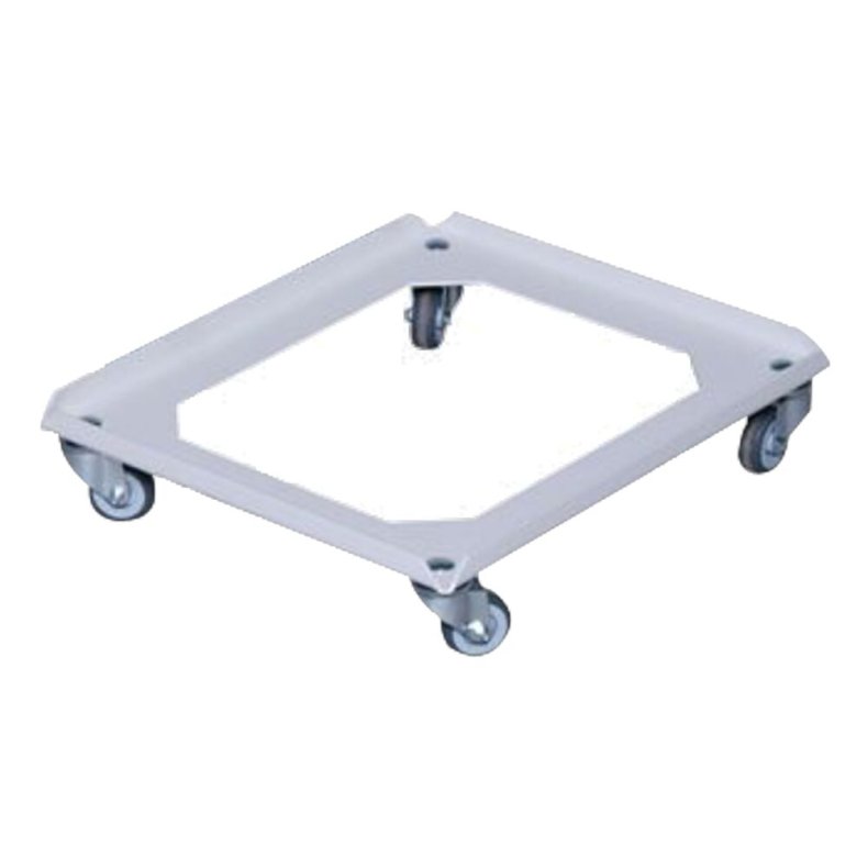 Vogn, Tina Trolleys, 438x371x92mm, hvid, pulverlakeret st�l, til �l- /sodavandskasse *Denne vare tages ikke retur*