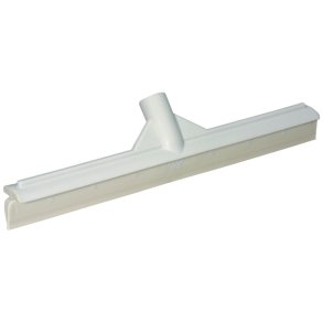 Gulvskraber, Vikan, 40x8cm, hvid, TPE gummi/PP, 40 cm, med enkeltblad, ultra hygiejnisk