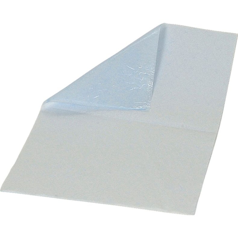 Tandl�geserviet/ Afd�kningsstykke, Finess, 2-lags, 37,5x29cm, bl�, PE/tissue, engangs