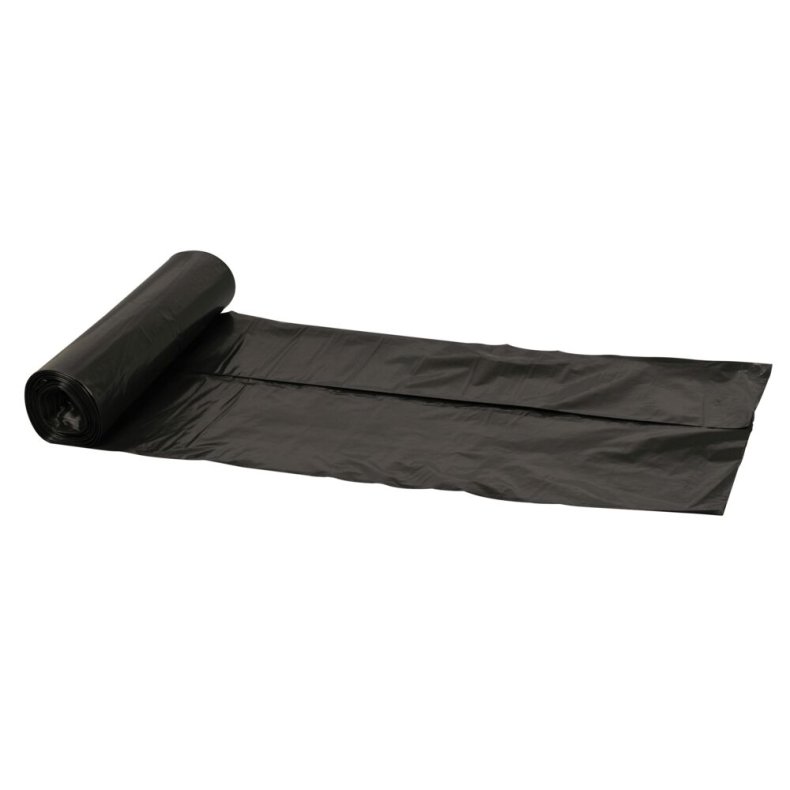 S�k, 170 l, sort, LDPE/genanvendt, 80x125cm