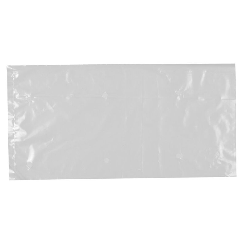 Standardpose med ventilhuller, 7,5 l, klar, LDPE/virgin, 25x50cm