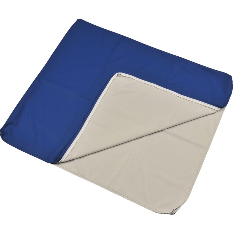 Madrasbetr�k, ABENA Comfort, 200x90x14cm, bl�, techmaflex, kombi, til topmadras, lynl�s 3 sider