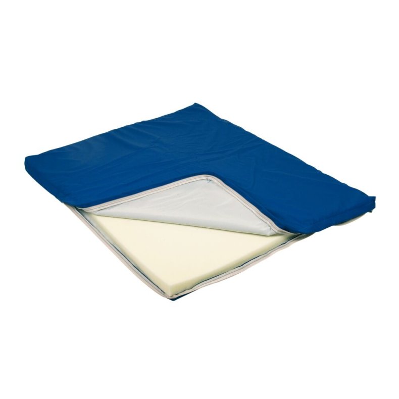 Puslemadras, ABENA Comfort, 88x69x3cm, bl�, med Techmaflex betr�k