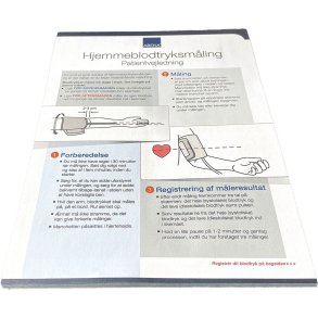 Hjemmeblodtryksm�lingsblok, 25 blade pr. blok