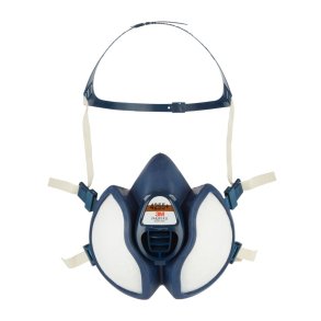 Sikkerhedsmaske, 3M, One size, bl�, FFA2P3D/4255, med ventil