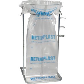 Affaldsstativ, st�l, galvaniseret st�l, 240 l *Denne vare tages ikke retur*