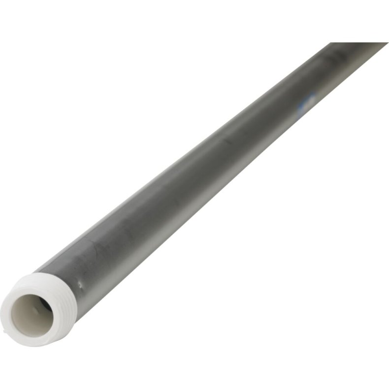 Skaft med gevind, Vikan, 150,5x2,2x2,2cm, �2,2cm, hvid, aluminium/PP *Denne vare tages ikke retur*