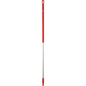 Skaft med gevind, Vikan, 151cm, �3,1cm, r�d, aluminium/PP